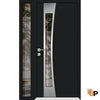 Front Exterior Prehung Aluminum Door | Entry Steel Metal Modern Painted Door | Cynex 6116