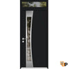 Front Exterior Prehung Aluminum Door | Entry Steel Metal Modern Painted Door | Cynex 6116