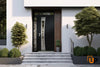 Front Exterior Prehung Aluminum Door | Entry Steel Metal Modern Painted Door | Cynex 6116