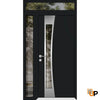 Front Exterior Prehung Aluminum Door | Entry Steel Metal Modern Painted Door | Cynex 6116