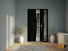 Front Exterior Prehung Aluminum Door | Entry Steel Metal Modern Painted Door | Cynex 6116