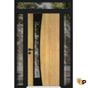 Front Exterior Prehung Aluminum Door | Entry Steel Metal Modern Painted Door | Cynex 6116