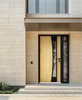 Front Exterior Prehung Aluminum Door | Entry Steel Metal Modern Painted Door | Cynex 6116