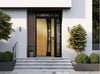 Front Exterior Prehung Aluminum Door | Entry Steel Metal Modern Painted Door | Cynex 6116