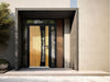 Front Exterior Prehung Aluminum Door | Entry Steel Metal Modern Painted Door | Cynex 6116