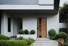 Front Exterior Prehung Aluminum Door | Entry Steel Metal Modern Painted Door | Cynex 6116