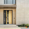 Front Exterior Prehung Aluminum Door | Entry Steel Metal Modern Painted Door | Cynex 6116
