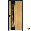 Front Exterior Prehung Aluminum Door | Entry Steel Metal Modern Painted Door | Cynex 6116
