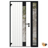 Front Exterior Prehung Aluminum Door | Entry Steel Metal Modern Painted Door | Cynex 6113