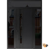 Front Exterior Prehung Steel Door | Dekton 0161 | Entry Metal Modern Painted | Buy Doors Online