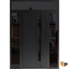 Front Exterior Prehung Steel Door | Dekton 0161 | Entry Metal Modern Painted | Buy Doors Online