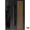 Front Exterior Prehung Steel Door | Dekton 0161 | Entry Metal Modern Painted | Buy Doors Online