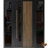 Front Exterior Prehung Steel Door | Dekton 0161 | Entry Metal Modern Painted | Buy Doors Online