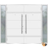 Front Exterior Prehung Steel Door | Stainless Inserts Modern Painted Door | Buy Doors Online