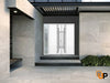 Front Exterior Prehung Steel Double Doors | Stainless Inserts Double Modern Painted Door | Deux 1713