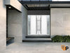 Front Exterior Prehung Steel Double Doors | Stainless Inserts Double Modern Painted Door | Deux 1713