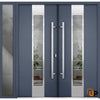 Front Exterior Prehung Steel Door | Stainless Inserts Modern Painted Door | Buy Doors Online