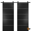 Modern Interior Sliding Barn Door with Hardware | Solid Panel Interior Doors |Planum 0020