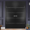 Modern Interior Swing Wood Door with Hardware | Solid Panel Interior Doors | Planum 0020
