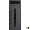 Front Exterior Prehung Steel Door | Entry Metal Modern Painted Door "80 "96 | Ronex 0130