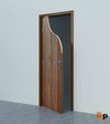 Fire-rated 90 Min Interior Door | Single Flush Panel Metal Frame Handle | 1888