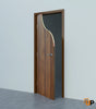 Fire-rated 90 Min Interior Door | Single Flush Panel Metal Frame Handle | 1888