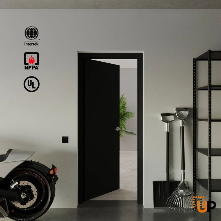 Single solid core modern fire rated doors | Firerated 1888