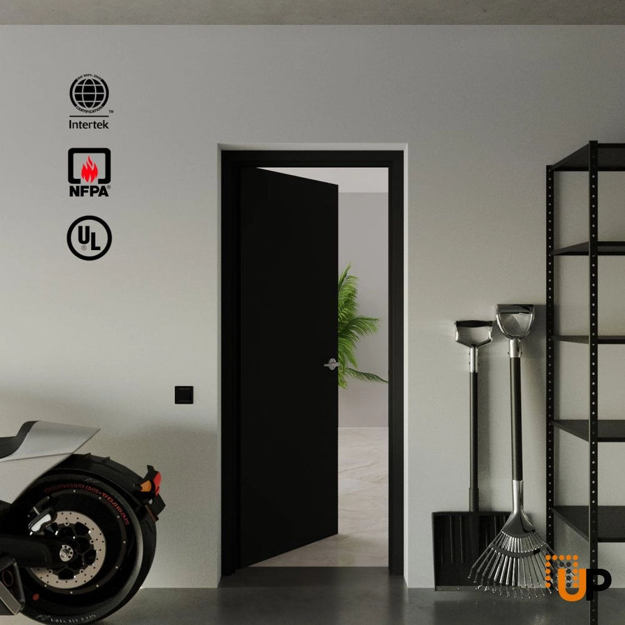 Single solid core modern fire rated doors | Firerated 1888