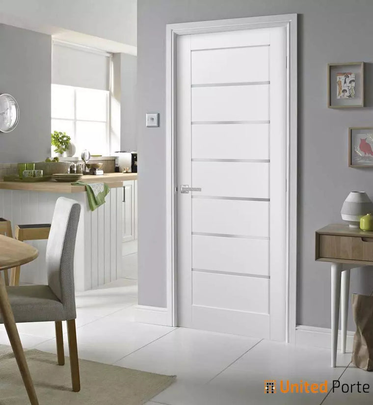 French Panel Lite Doors with Hardware |  Bathroom Bedroom Interior Sturdy Door | Quadro 4117
