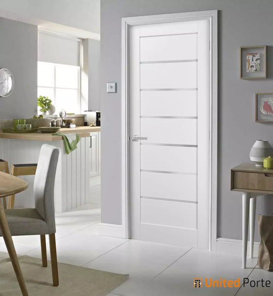 French Panel Lite Doors with Hardware |  Bathroom Bedroom Interior Sturdy Door | Quadro 4117