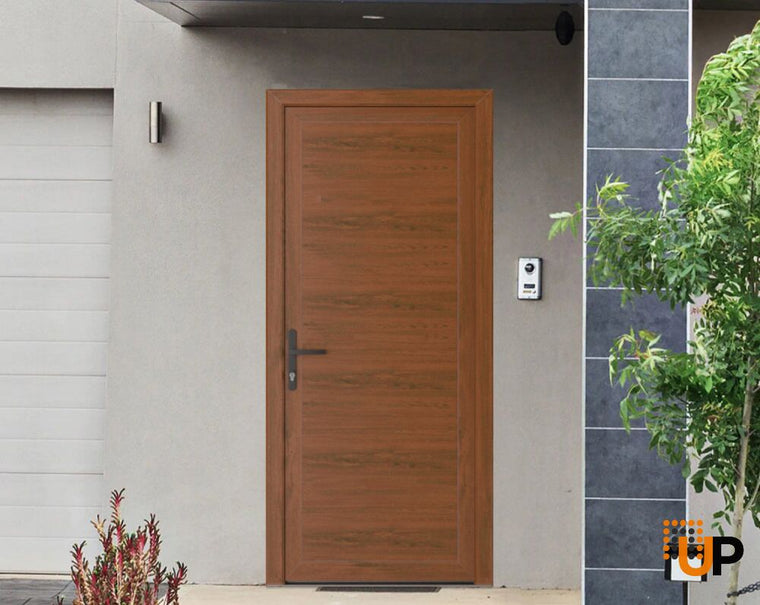 Front Exterior Prehung Metal-Plastic Door | Manux 8111