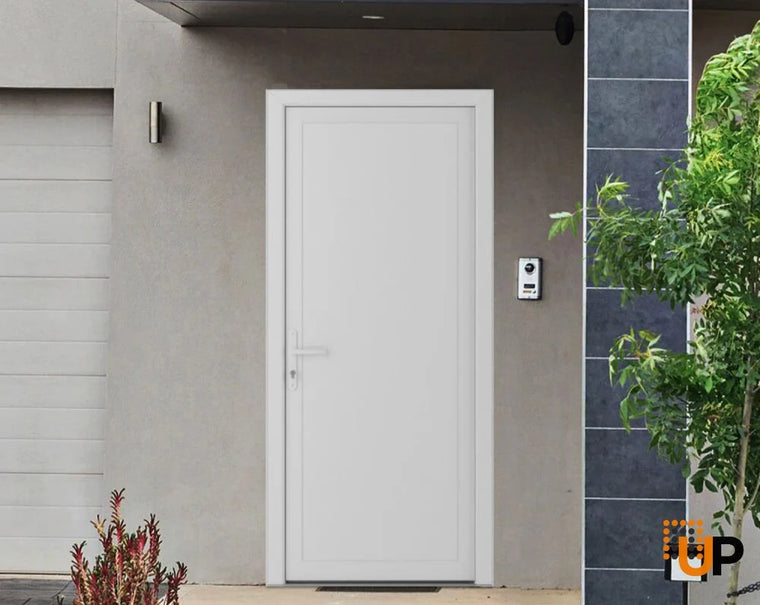 Front Exterior Prehung Metal-Plastic Door | Manux 8111