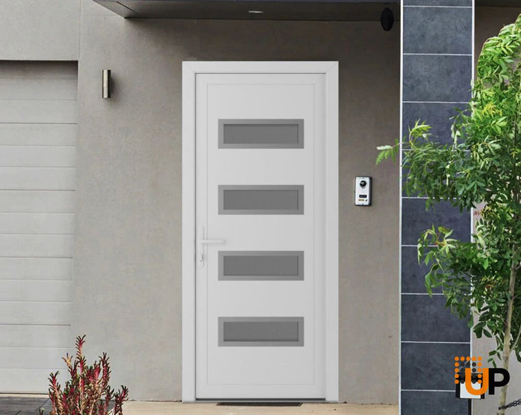 Front Exterior Prehung Metal-Plastic Door | Manux 8113