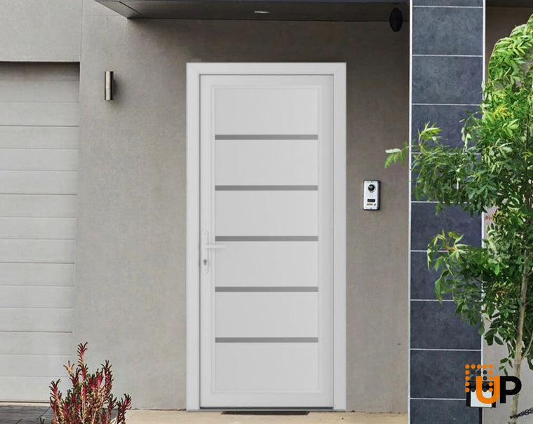 Front Exterior Prehung Metal-Plastic Door | Manux 8415