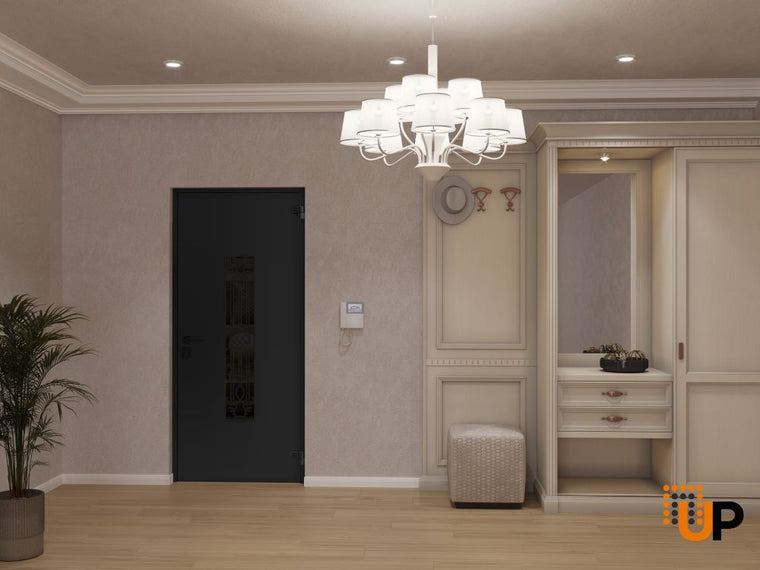 Front Exterior Prehung Metal-Plastic Door | Ronex 1477