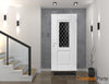 Front Exterior Prehung Steel Door | White Silk | Buy Doors Online 