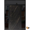 Front Exterior Prehung Steel Door | Dekton 0118 Natural Noir | Entry Metal Modern Painted | Buy Doors Online