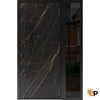 Front Exterior Prehung Steel Door | Dekton 0118 Natural Noir | Entry Metal Modern Painted | Buy Doors Online