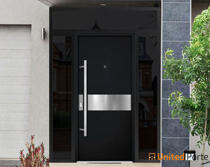 Front Exterior Prehung Steel Door | Entry Metal Modern Painted Door | Buy Doors Online