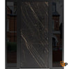 Front Exterior Prehung Steel Door | Dekton 0118 Natural Noir | Entry Metal Modern Painted | Buy Doors Online