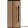 Front Exterior Prehung Steel Door | Entry Metal Modern Painted Door | Buy Doors Online