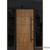 Front Exterior Prehung Steel Door | Entry Metal Modern Painted Door | Deux 6683