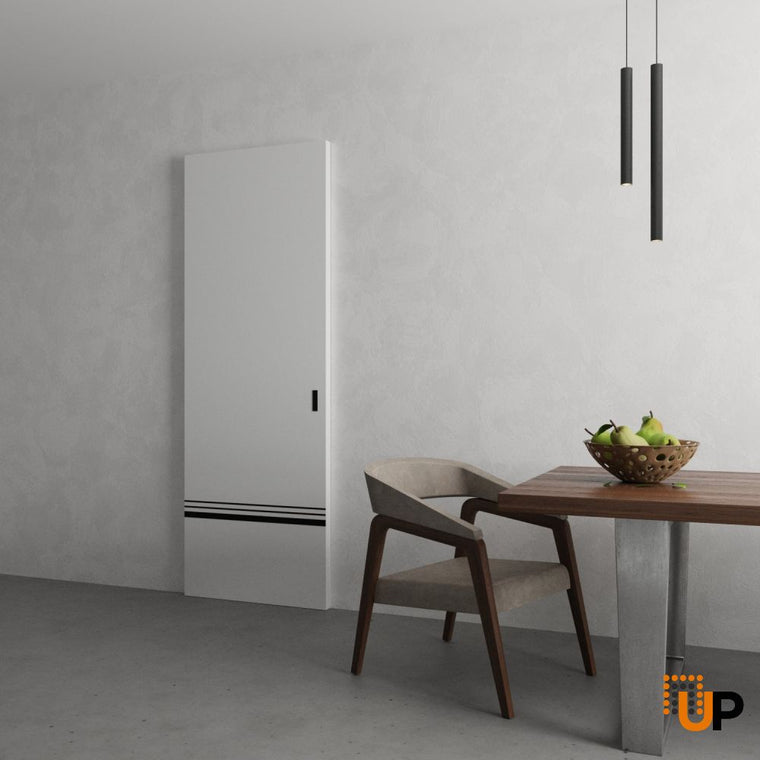 Hidden Barn | Sturdy Finished Flush Modern Doors | Magic Concealed Sliding Door | Planum 0012