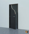 Fire-rated 90 Min Interior Door | Single Flush Panel Metal Frame Handle | 1888
