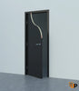 Fire-rated 90 Min Interior Door | Single Flush Panel Metal Frame Handle | 1888