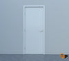 Fire-rated 90 Min Interior Door | Single Flush Panel Metal Frame Handle | 1888