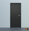 Fire-rated 90 Min Interior Door | Single Flush Panel Metal Frame Handle | 1888