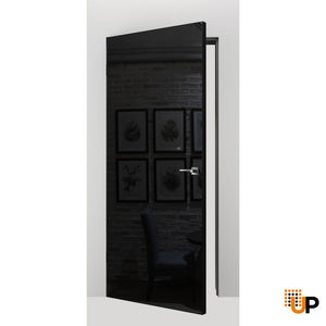 Invisible Solid Hidden Door with Handle | Concealed Hinges Lock Handle | Modern Frameless Doors | Buy Doors Online