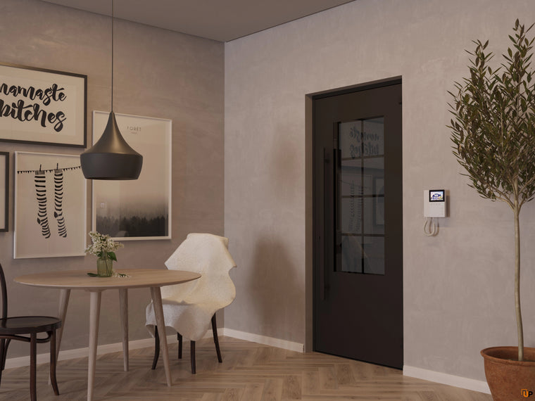 Front Exterior Prehung Aluminum Door | Entry Steel Metal Classic Painted Door |  Iron 0101