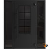 Front Exterior Prehung Aluminum Door | Entry Steel Metal Classic Painted Door |  Iron 0101